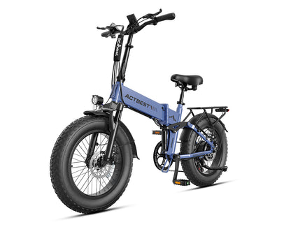 Summit Plus Full Suspension Folding Fat Tire Electric Bike