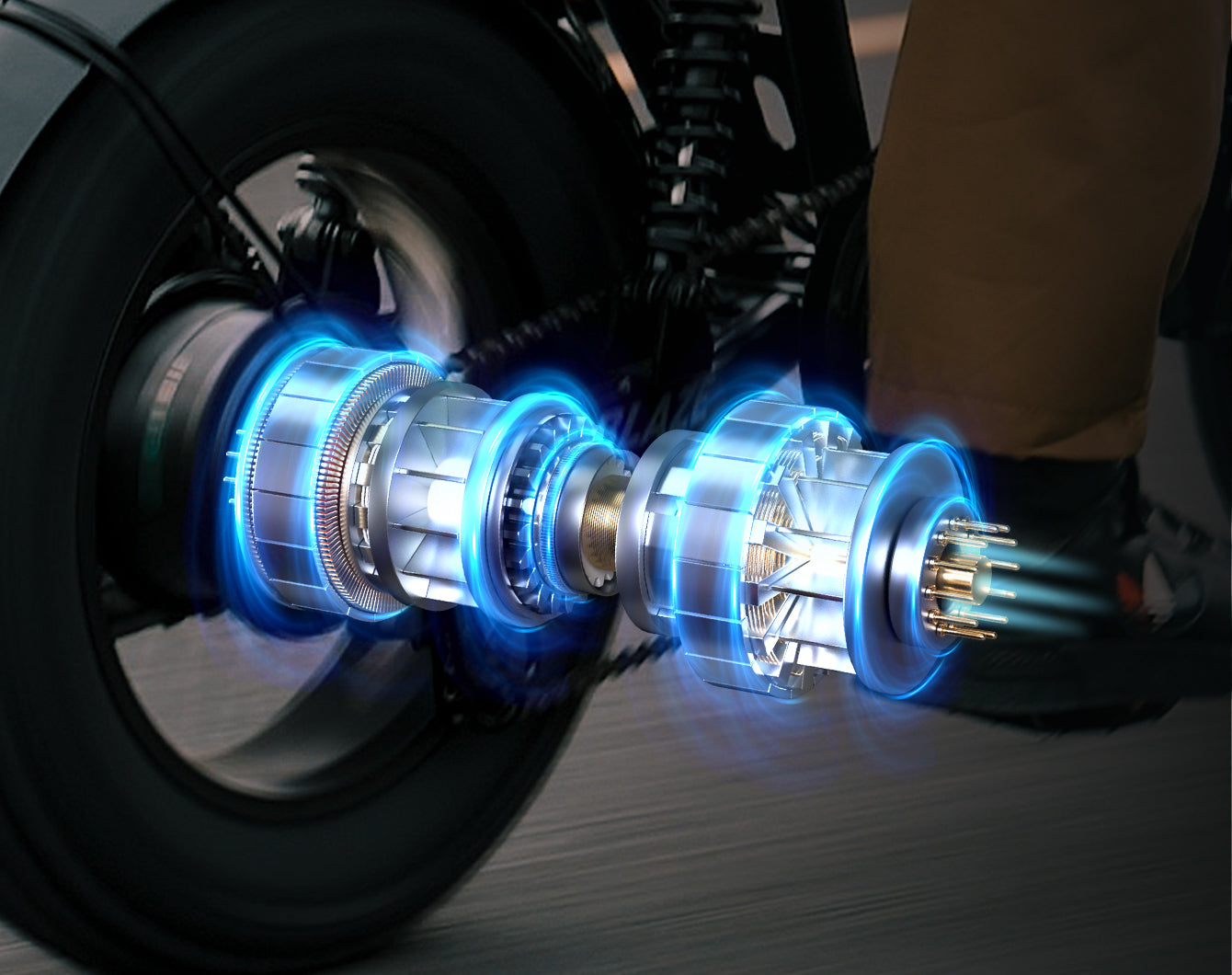 High-Performance MotorPeak 1200W Brushless Hub Motor