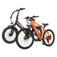 Actbest electric bikes: a foldable black e-bike and a vibrant orange mountain bike.