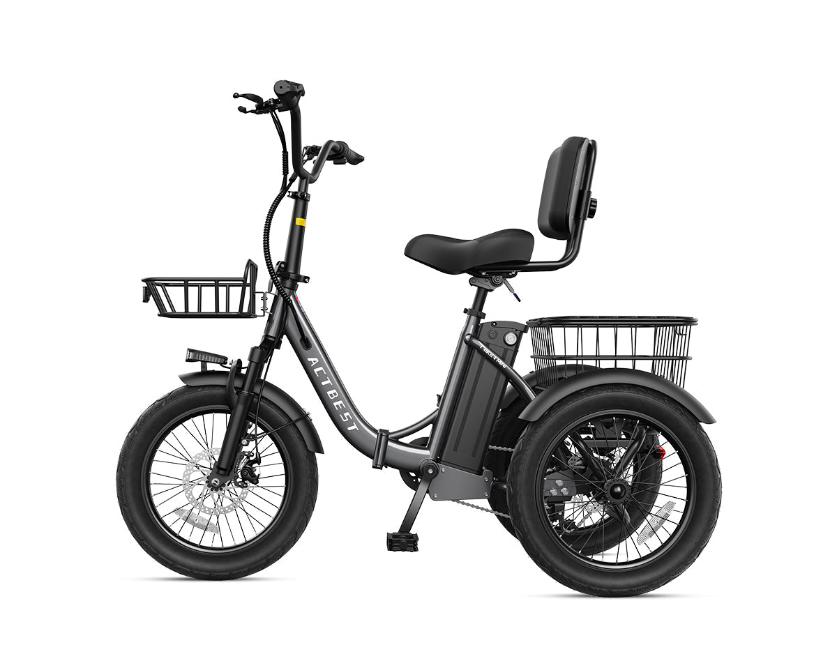 Triker Folding 3 Wheels Electric Bike - Image 17